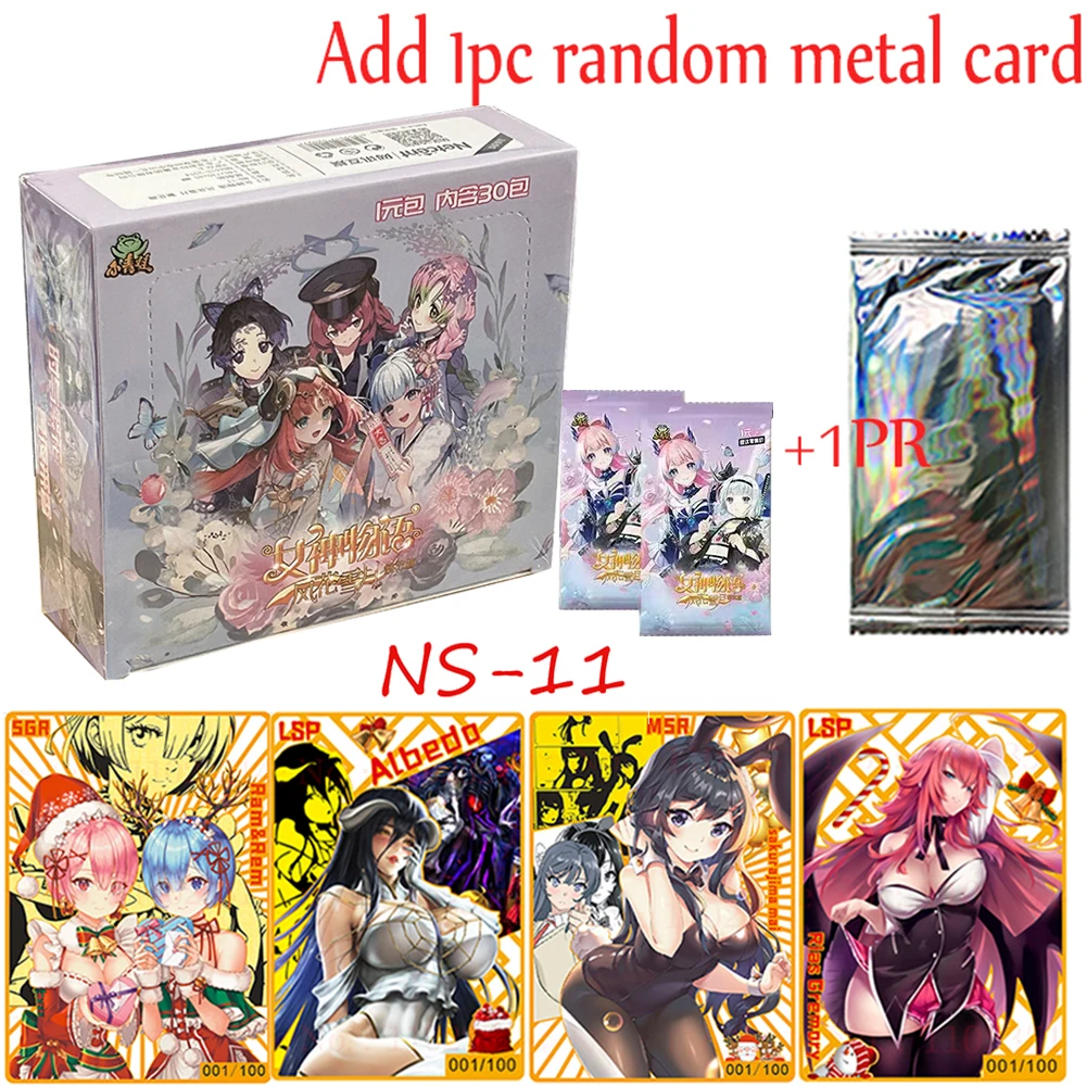 여신 스토리 컬렉션 PR 카드, 애니메이션 소녀 파티 수영복, 비키니 게임 카드, 어린이 장난감 선물, NS10M05 5M08 부스터 박스, 신제품