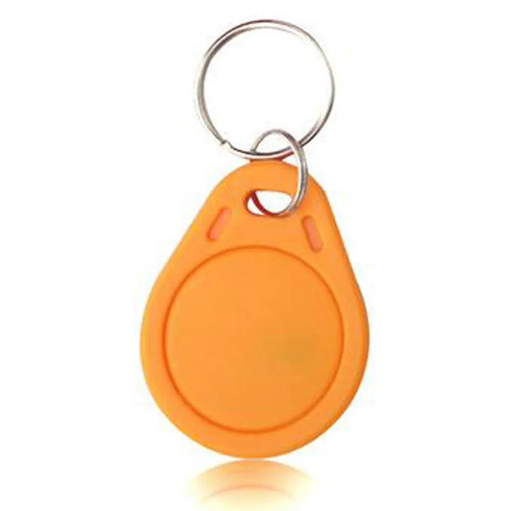 100pcs 13.56MHz IC M1 Keyfobs 태그 액세스 제어 시스템 키트 RFID 키 파인더 카드 토큰 출석 키 체인 ABS 방수