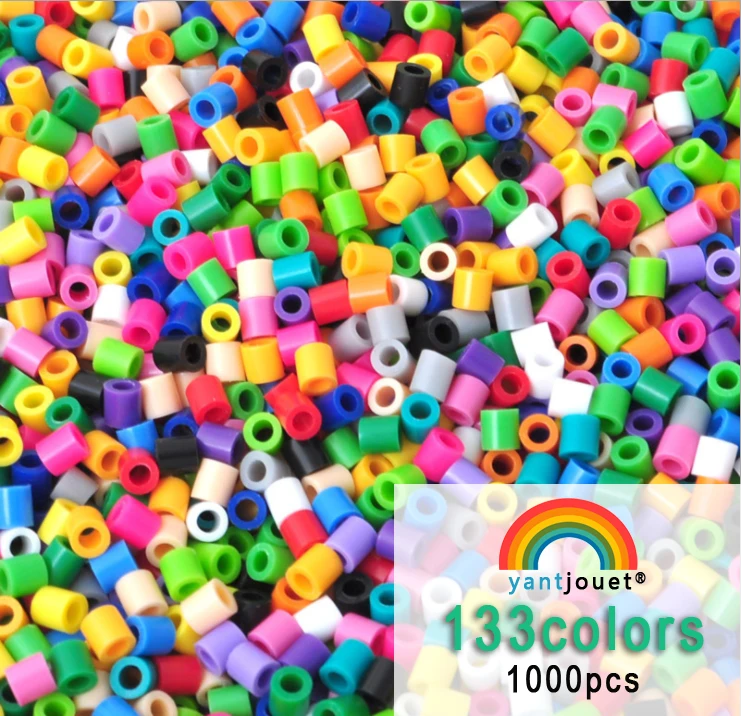 YantJouet 5mm 비즈 1000pcs 133 컬러 픽셀 아트 아이언 비즈 어린이 하마 비즈 Diy 퍼즐 고품질 수제 선물 완구 title=YantJouet 5mm 비즈 1000pcs 133 컬러 픽셀 아트 아이언 비즈 어린이 하마 비즈 Diy 퍼즐 고품질 수제 선물 완구 