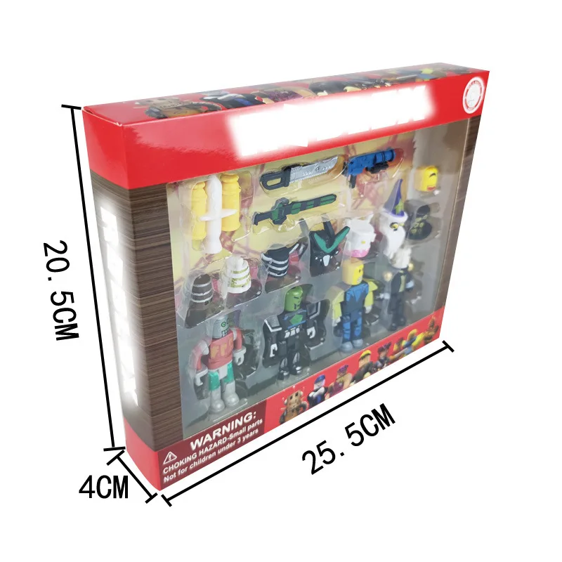 ROBLOX 빌딩 블록 인형, 가상 세계 게임 조립, 게임 주변 인형, 어린이 장난감 선물