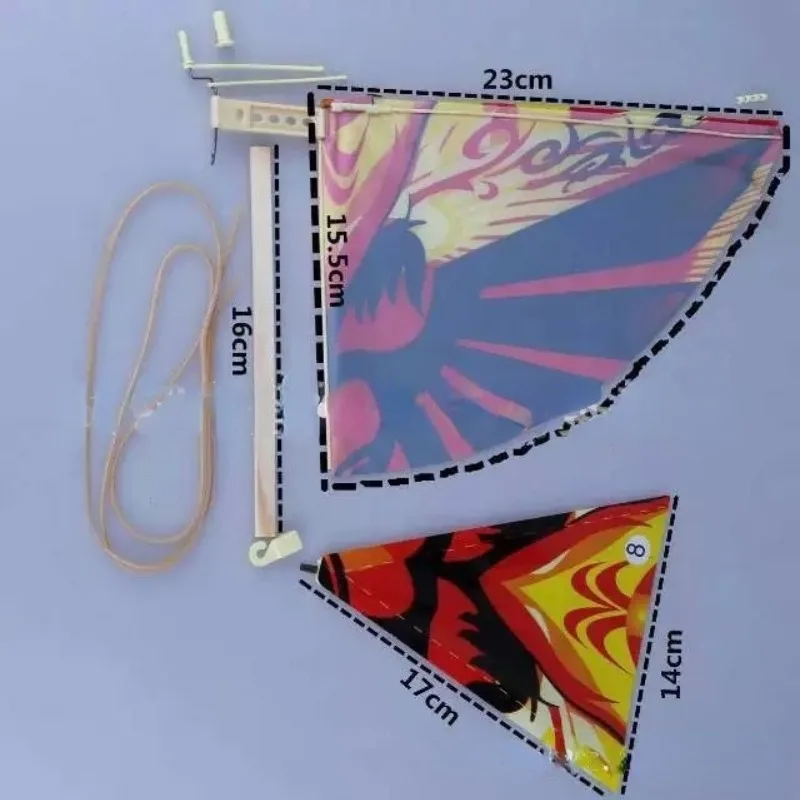 플라잉 버드 연 탄성 고무 밴드 구동 플라잉 버드 연, 재미있는 어린이 장난감 선물, 야외 스포츠, 1PC 무작위 색상, 신제품