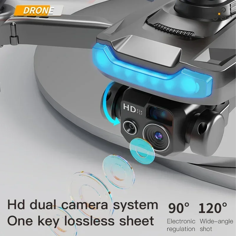 핫 토이 P15 드론 4K 전문 카메라, 8K GPS HD 항공 사진 듀얼 카메라, 무지향성 장애물 회피 드론