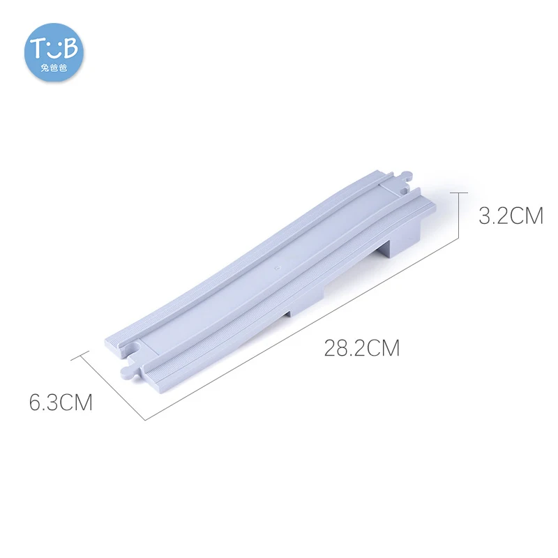 대형 블록 벽돌 기차 트랙 교통 정차 조명, 스트레이트 듀플로 블랙 액세서리, DIY 핫 토이, 어린이 아기 선물