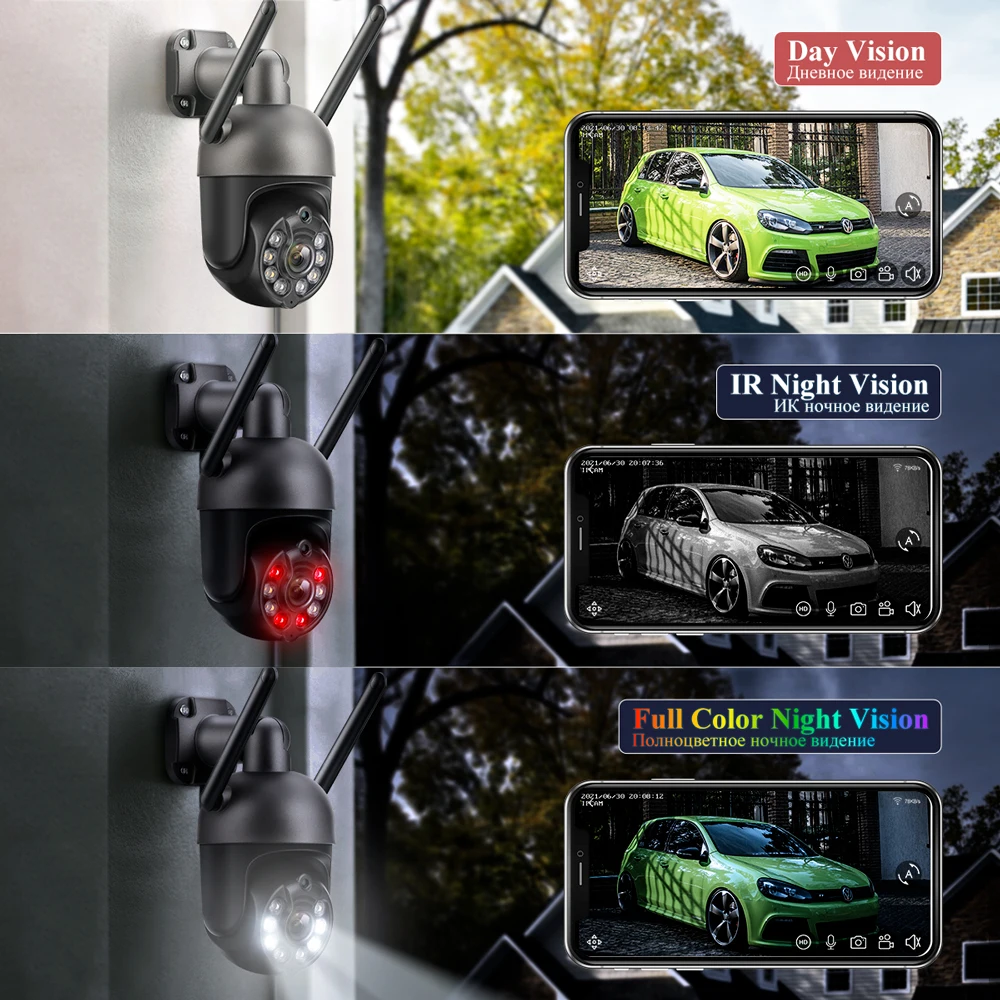 Techage-무선 CCTV 시스템, 3mp, PTZ, 양방향 오디오, 와이파이, IP 보안 카메라, 10 채널, P2P, NVR 비디오 감시 키트, 인간 자동 추적