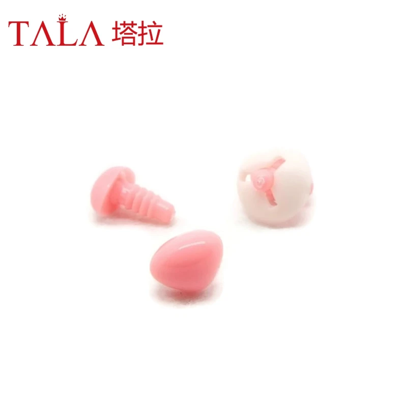 테디 베어 DIY 인형 액세서리용 핑크 안전 삼각형 코, 4.5mm, 6mm, 7mm, 8mm, 9mm, 10mm, 12mm, 15mm, 18mm