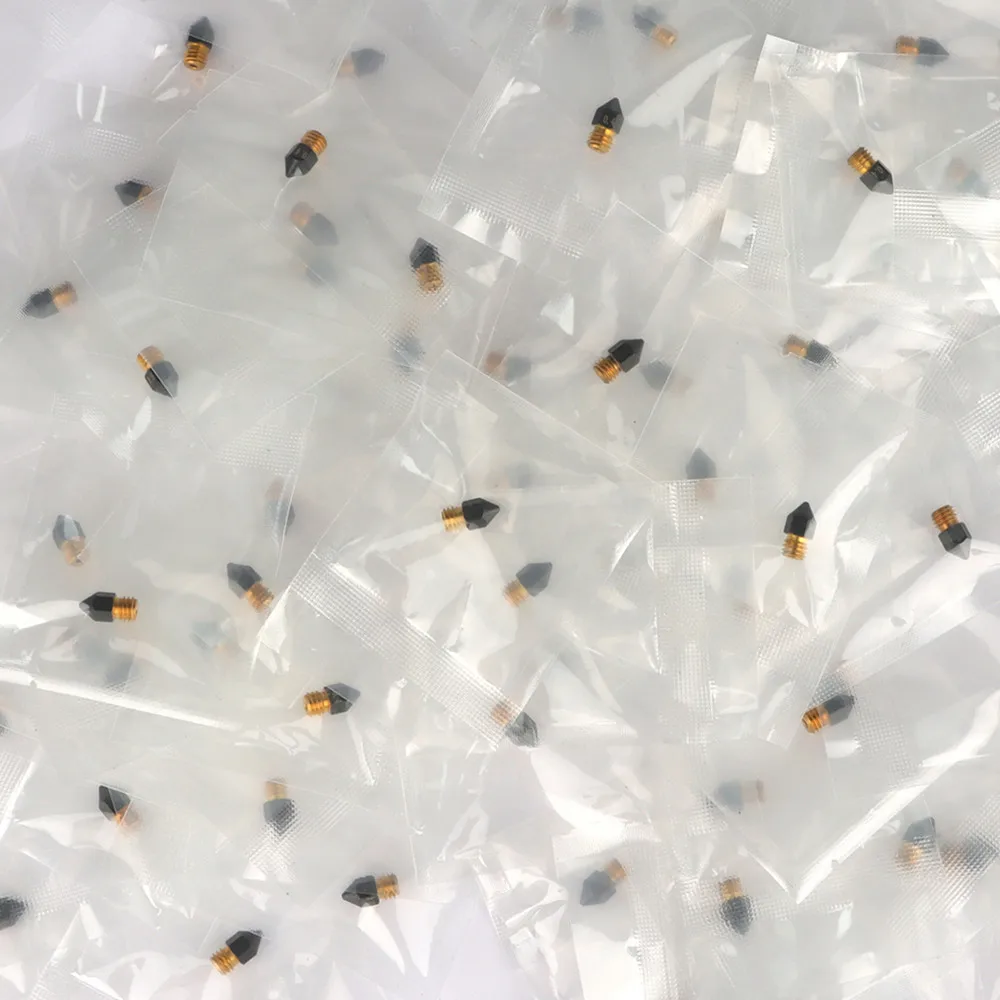 CR10 CR10S Ender-3 3D 프린터 노즐 1.75mm 필라멘트용 MK8 PTFE 코팅 노즐, M6 스레드, 0.2 0.3 0.4 0.5 0.6 0.8 1.0mm