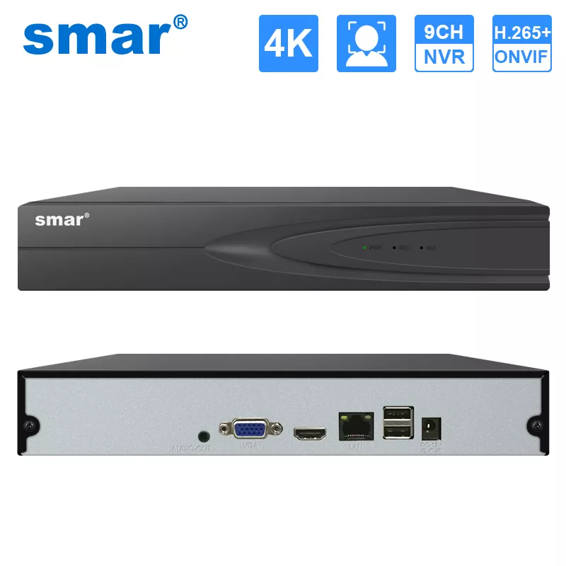 Smar-4K 울트라 HD 9CH 16CH CCTV NVR H.265 8MP IP 카메라 금속 네트워크 비디오 레코더, 보안 시스템 XMEYE 클라우드용 ONVIF title=Smar-4K 울트라 HD 9CH 16CH CCTV NVR H.265 8MP IP 카메라 금속 네트워크 비디오 레코더, 보안 시스템 XMEYE 클라우드용 ONVIF 