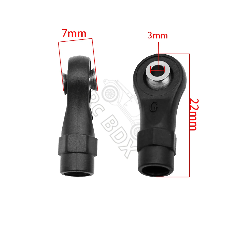 조립되지 않은 스테인리스 스틸 링크 로드 키트, 1/10 RC 자동차 크롤러 축 SCX10 II 90046 휠베이스, 313mm, 324mm, 로트당 10 개