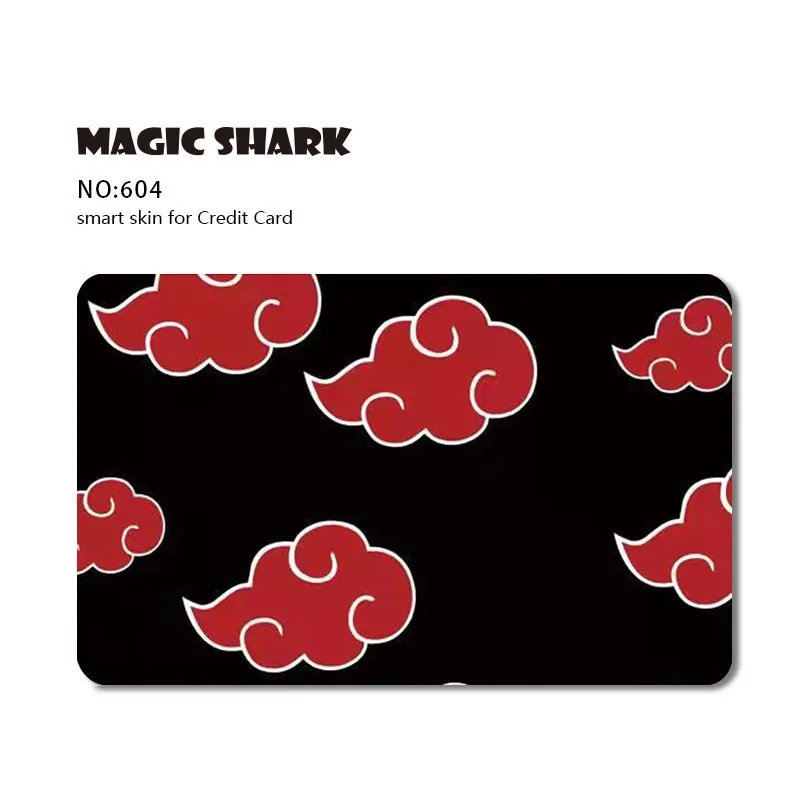 2023 패션 애니메이션 게임 드래곤 클라우드 PVC 전면 사이드 필름 스킨 커버 스티커, 소형 대형 칩 없음, 직불 신용 카드