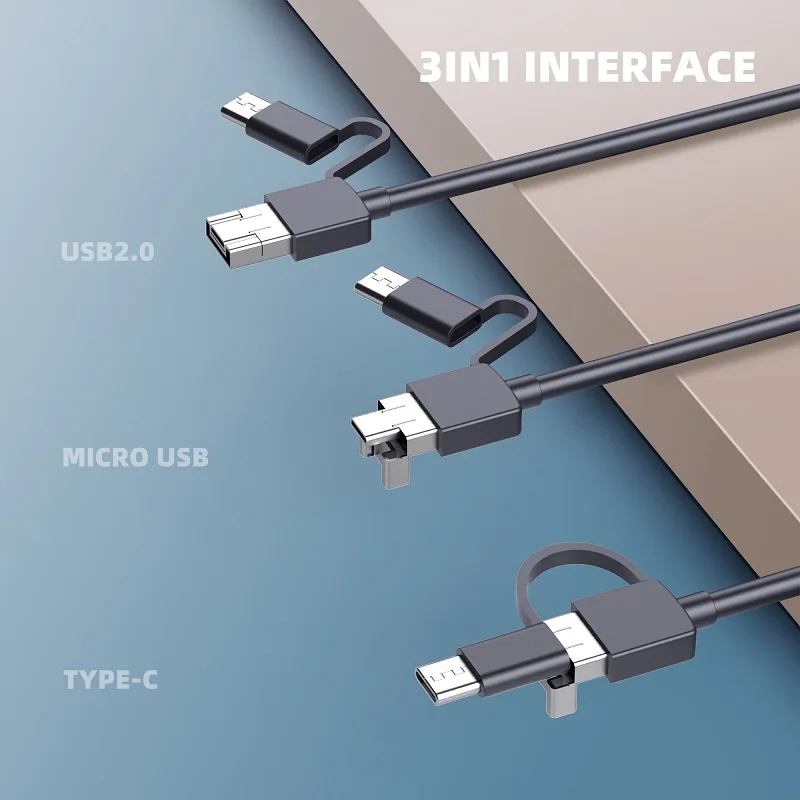 USB C 타입 내시경 카메라 튜브 보어스코프 자동차 내시경, LED 조명 포함, 안드로이드 폰 및 노트북용, 7mm 렌즈