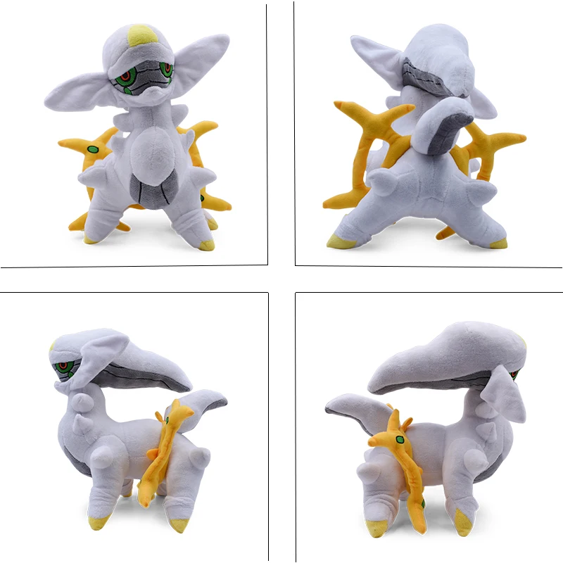 아르세우스 포켓몬 봉제 인형, 부드러운 동물, 인기 인형, 훌륭한 선물, 무료 배송