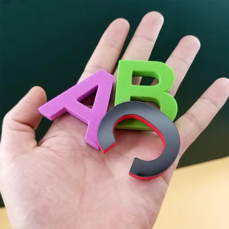 24-76pcs EVA Foam Magnetic Alphabet Letters Learning Spelling Counting Set Refrigerator Stickers Educational Toys For Toddlers