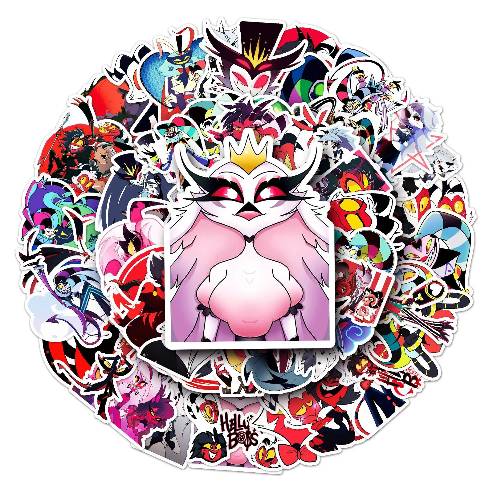 10/30/50PCS 애니메이션 고약한 보스 스티커 낙서 노트북 수하물 오토바이 전화 여행 만화 재미 데칼 어린이 클래식 장난감