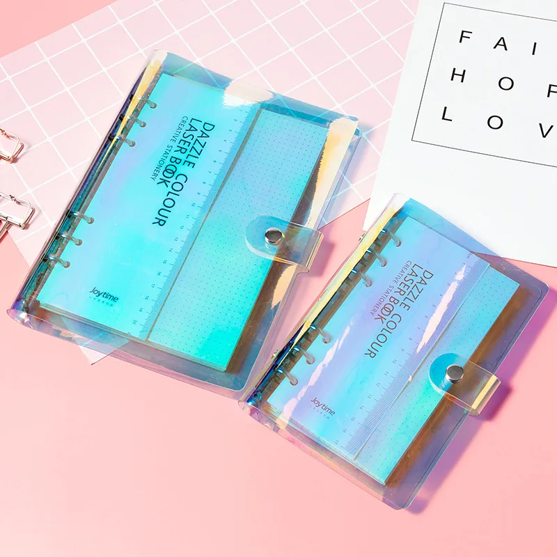 레이저 노트북 플래너 바인더 책, 저널 스케치북 액세서리, 사무 용품 노트북, A5, A6, A7