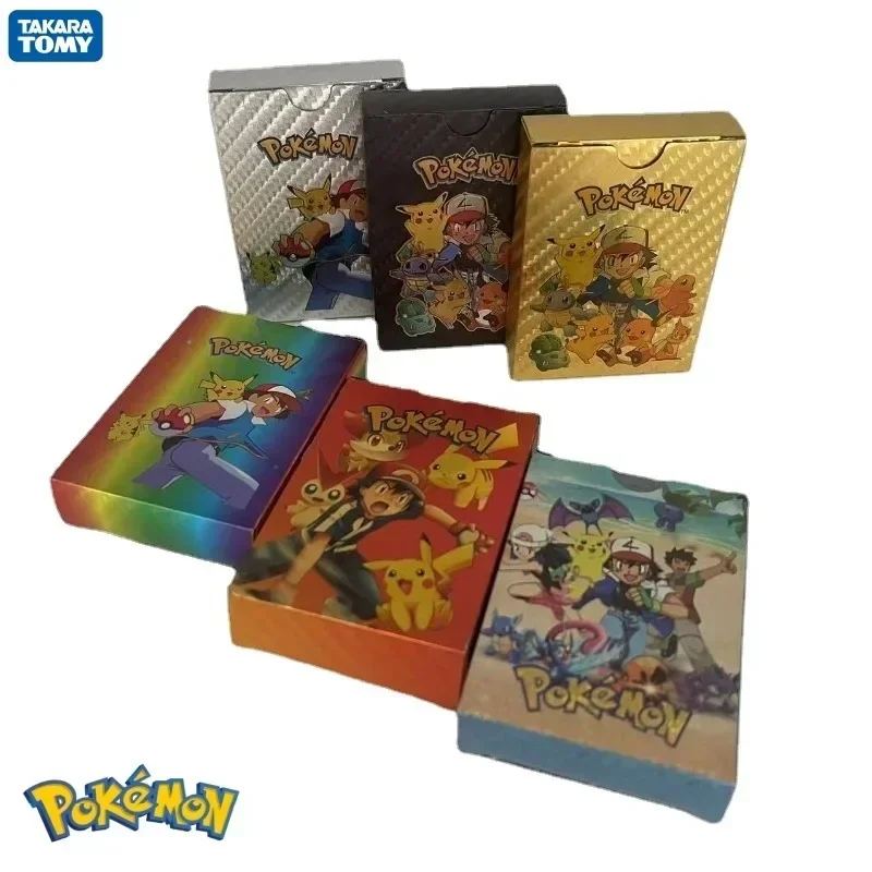 포켓몬 카드 골드 실버 블랙 컬러 멀티 플래시 Vmax GX 영어 스페인어 레어 컬렉션 배틀 트레이너 카드, 어린이 장난감 선물 title=포켓몬 카드 골드 실버 블랙 컬러 멀티 플래시 Vmax GX 영어 스페인어 레어 컬렉션 배틀 트레이너 카드, 어린이 장난감 선물