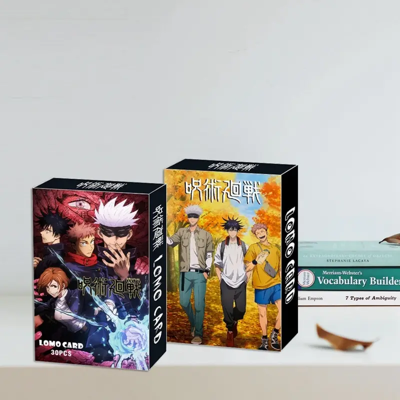 애니메이션 주술회전 미니 엽서 만화 고쥬 사토루 이타도리 유지 로모 카드, 팬 선물 컬렉션, 세련된 로모 카드, 30 개/세트