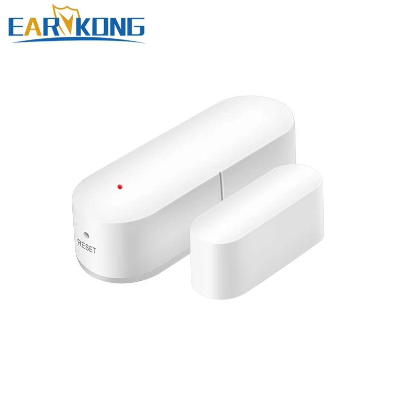 Tuya Zigbee 도어 센서 도어 열림 닫힘 감지기 App 알림 경고 보안 알람 흰색 Alexa Google 홈과 호환 가능