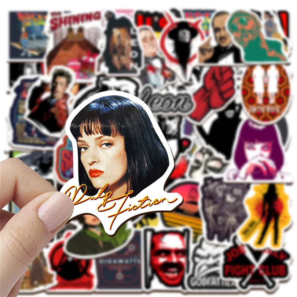 클래식 영화 킬 빌 그래피티 방수 스티커, 여행 가방, 노트북 문구 상자, 스케이트보드 냉장고 도매, 10 개, 30 개, 50 개