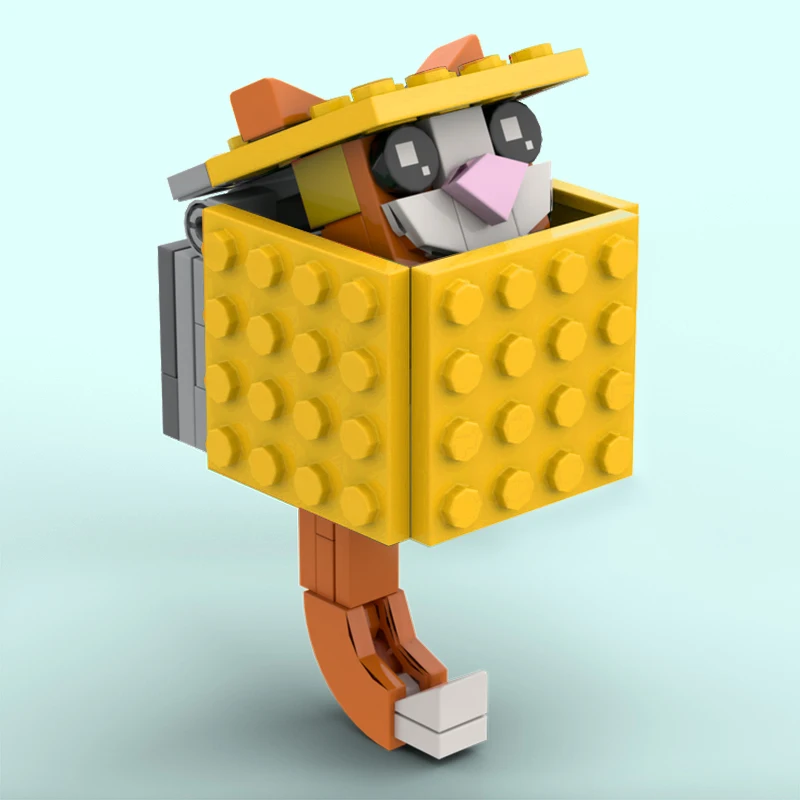 특이한 키티 빌딩 블록 조립 모델 선물 건설 세트, 어린이 소녀 창의적인 장난감 벽돌, DIY 키홀더