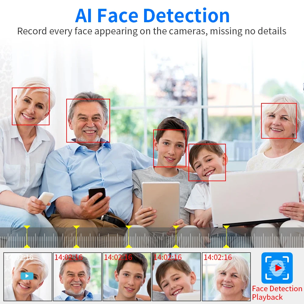 Hiseeu H.265 + HEVC 8CH 16CH 32CH CCTV NVR 4K 8MP 5MP 4MP 3MP 2MP IP 네트워크 비디오 레코더 감시 카메라 시스템 키트