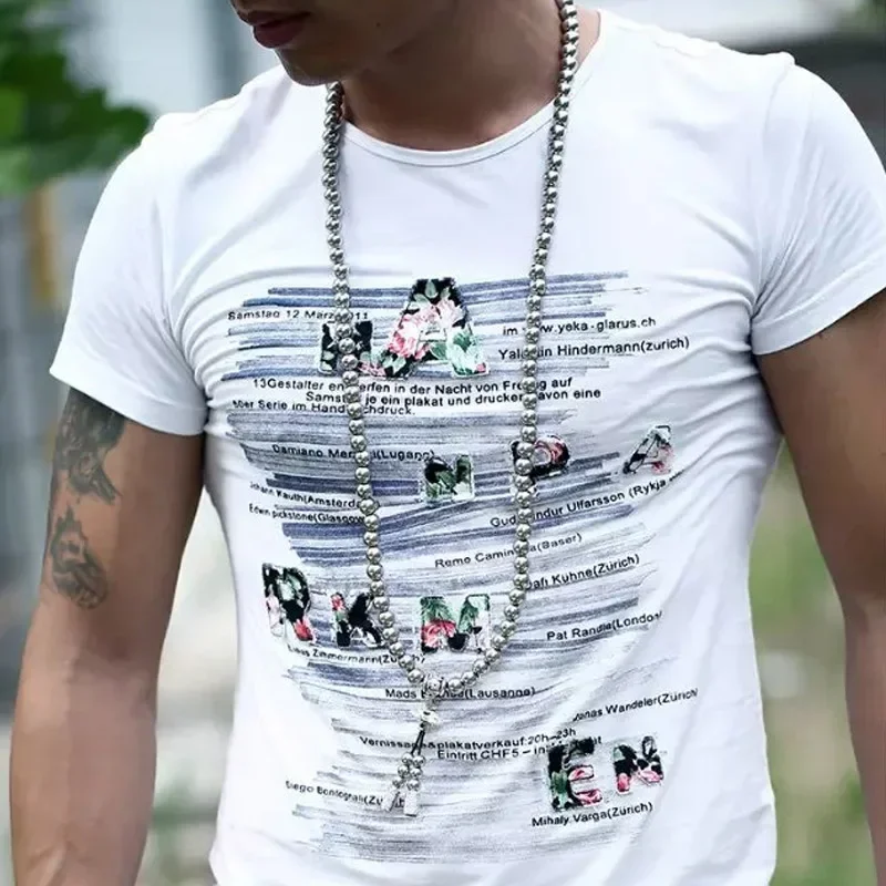 전술 8MM 스틸 체인 118-128 Ps 불상 비즈 자기 방어 손 팔찌 목걸이, EDC 야외 도구 자기 보호 생존