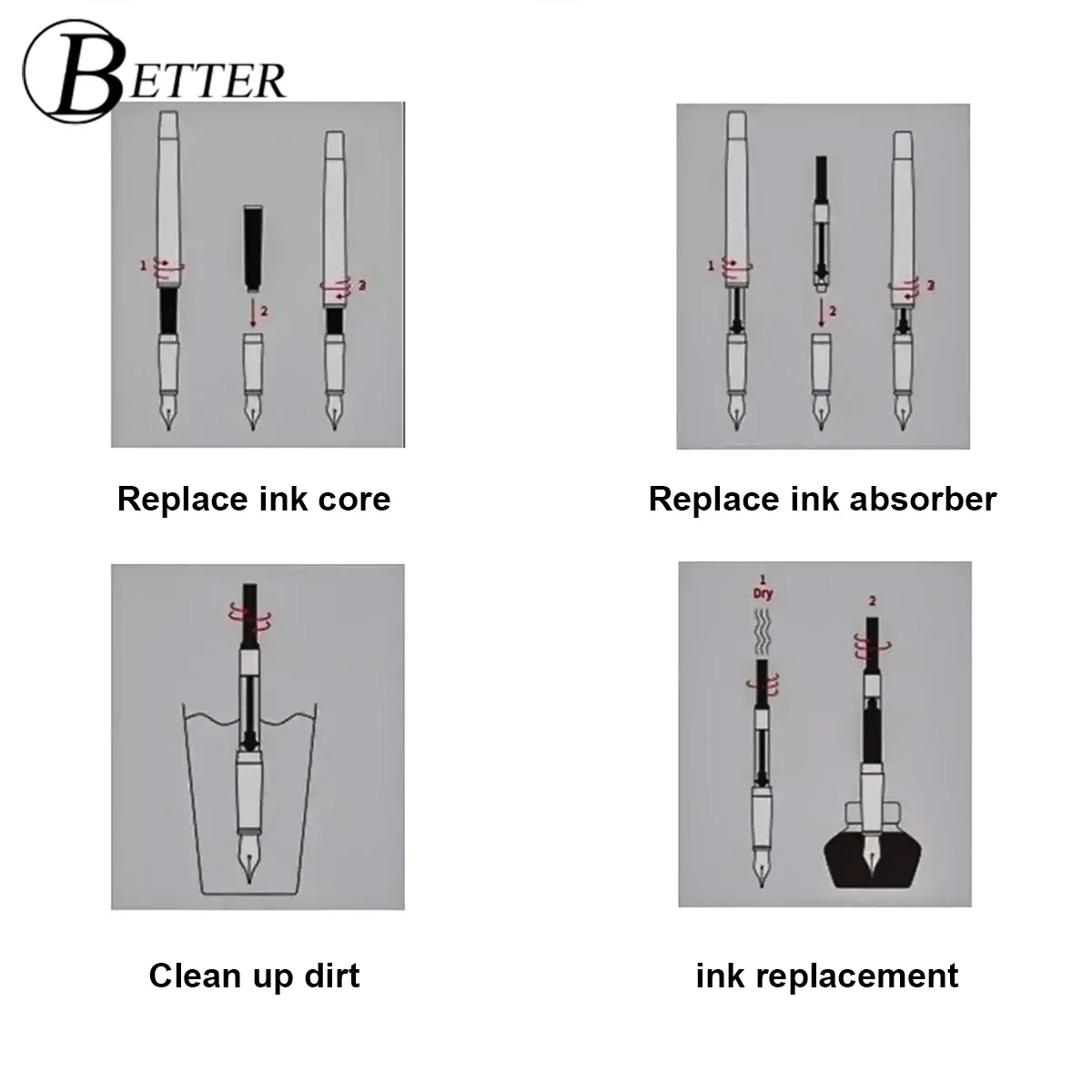 레트로 금속 만년필 F 펜촉 잉크, 비즈니스 글쓰기 선물, 학생용 사무용품, 문구류, 고품질