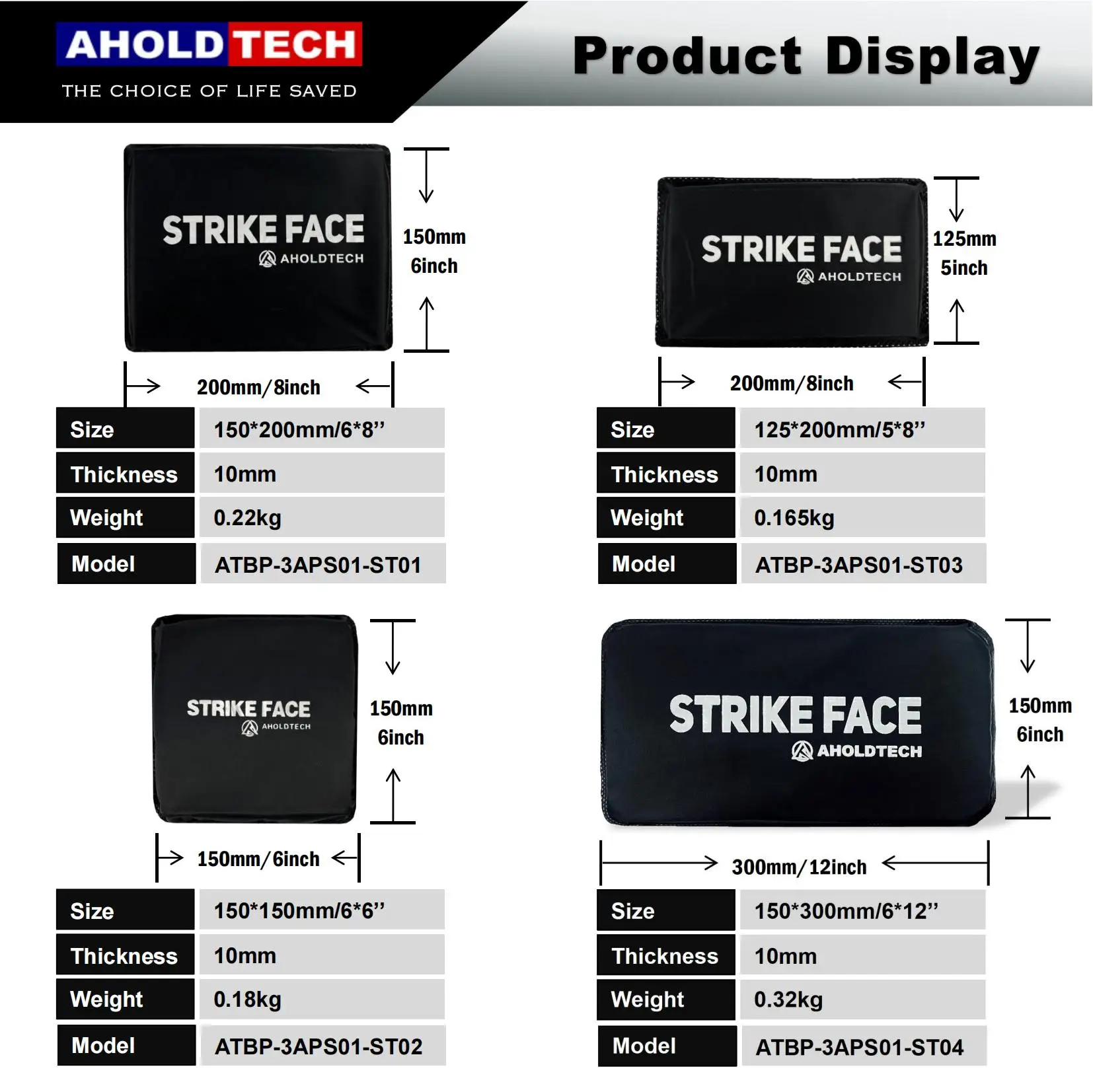 Aholdtech 자기 방어 NIJ IIIA 3A 측면 소프트 방탄 플레이트 방탄 조끼, 허리 탄도 플레이트 아머 패널, 6x8, 6x6, 5x8, 6x12