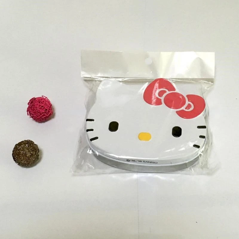 귀여운 헬로 키티 범용 다리미 상자, 귀여운 만화 편의 노트 상자, 주석 금속 보관 상자, 작은 사각형 상자, 여성 액세서리