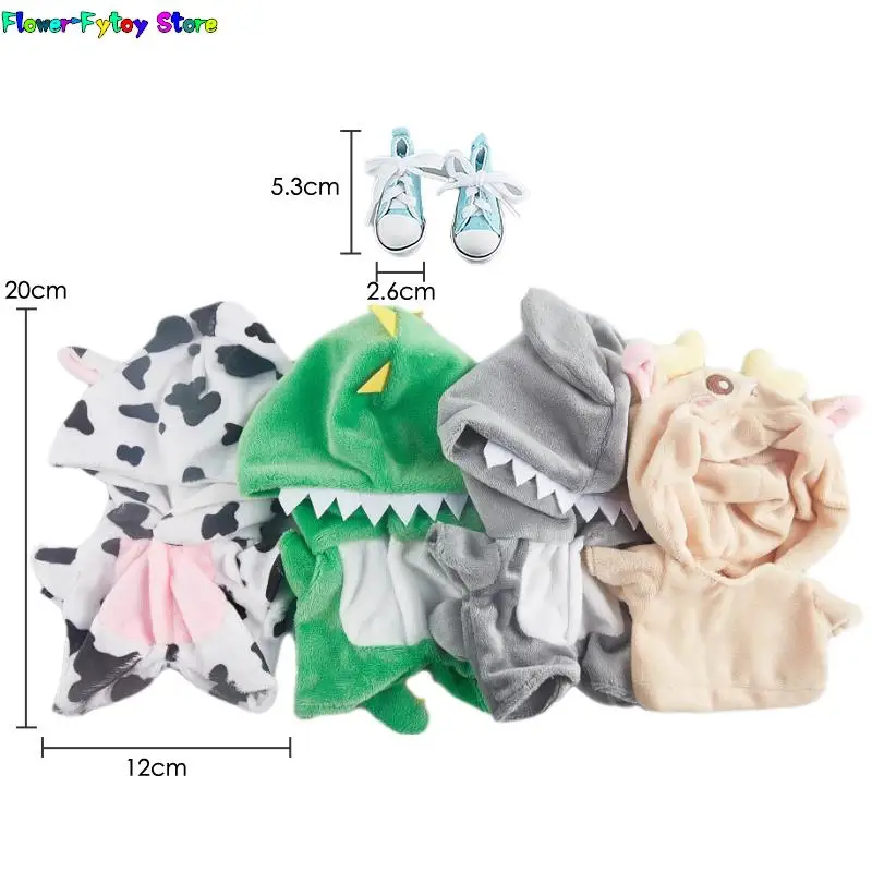 귀여운 인형 인형 옷, 스트레이 키즈 박제 동물 만화 점프수트, 메신저 백, 캔버스 팬 선물, 20cm