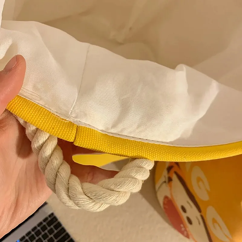 디즈니 도널드 덕 위니 더러운 빨래 바구니, 귀여운 만화 접이식 빨래 옷 망치, 가정용 수납 가방 정리 바구니