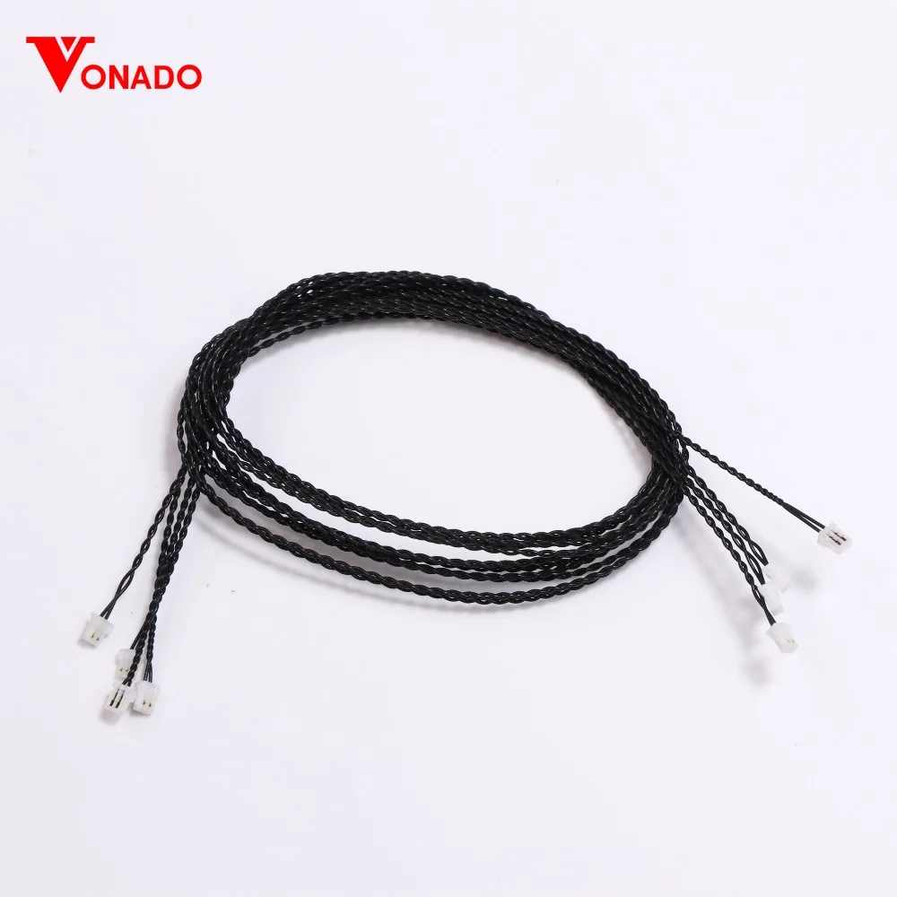 Vonado LED 조명 키트용 DIY 액세서리, 빌딩 블록 모델과 호환 가능, 0.8mm 2 핀 연결 케이블