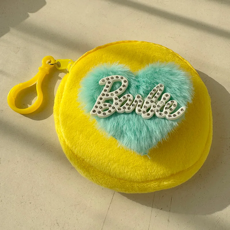 봉제 바비 지갑 동전 지갑, 핑크 다이아몬드 돈 가방, 소녀 보관 가방, 애니메이션 만화 플러스 키팩 이어폰 가방, 매력 선물, 신제품