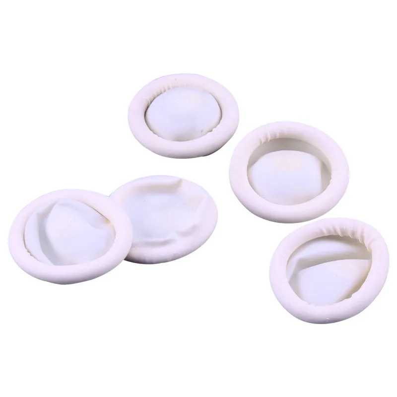 50p 일회용 라텍스 손가락 침대 무독성 정전기 방지 보호대, 손가락 끝 작업 장갑 뷰티 매니큐어 손가락 콘돔