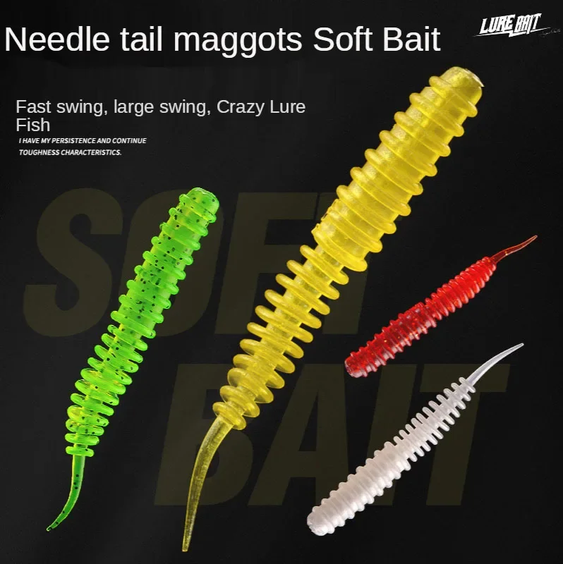 웜 소프트 낚시 미끼 지그 워블러, 새우 냄새 첨가제, 실리콘 인공 미끼, 배스 잉어 페스카 태클, 6cm, 1.3g, 10 개/로트