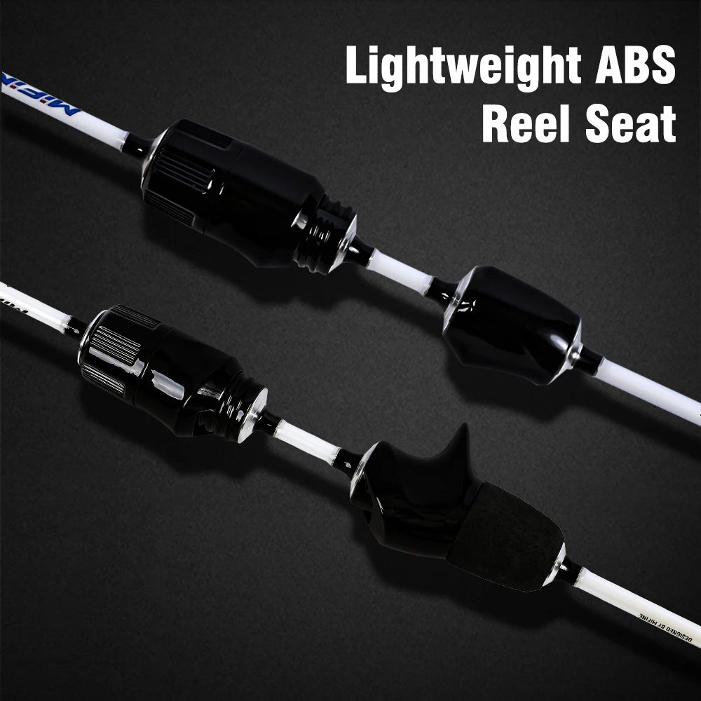 Mifine ILLUSION SLASH XUL 초경량 스피닝 캐스팅 로드, 30T 탄소 섬유 후지 및 LS 링 솔리드 팁, 송어 낚시용, 0.2-0.8g