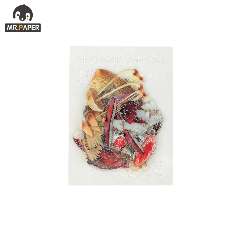 Mr.paper 6 디자인 나비 데코 일기 스티커 스크랩북 플래너 장식 라벨 문구 데칼 스쿠터 문구, 40 장