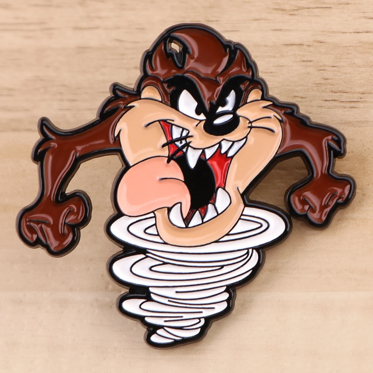 만화 오리 호랑이 어린이 브로치, 에나멜 핀, 라펠 핀, 배낭 금속 서류 가방 배지, 보석 선물