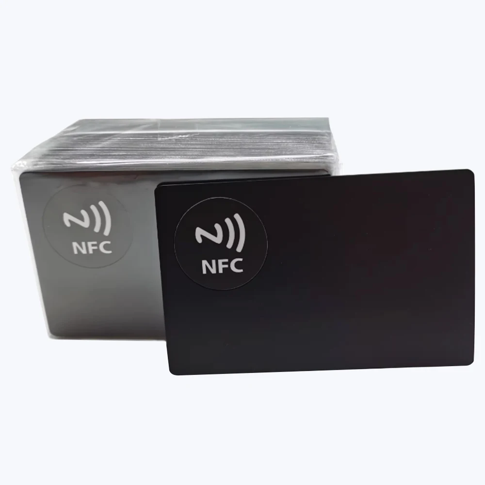 금속 NFC 매트 블랙 소셜 디지털 카드, RFID Ntag216 스마트 비접촉식 명함, 13.56MHZ, 1 개 title=금속 NFC 매트 블랙 소셜 디지털 카드, RFID Ntag216 스마트 비접촉식 명함, 13.56MHZ, 1 개 