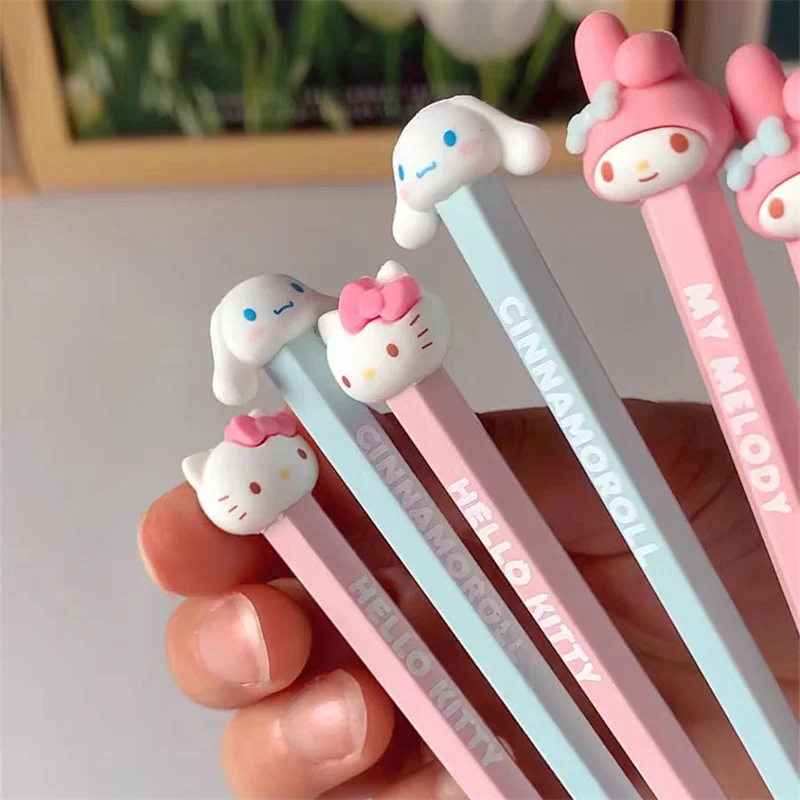 산리오 헬로 키티 마이 멜로디 시나모롤 합금 젓가락 식기 가정용 고온 애니메이션 카와이 크리에이티브, 2024 신제품