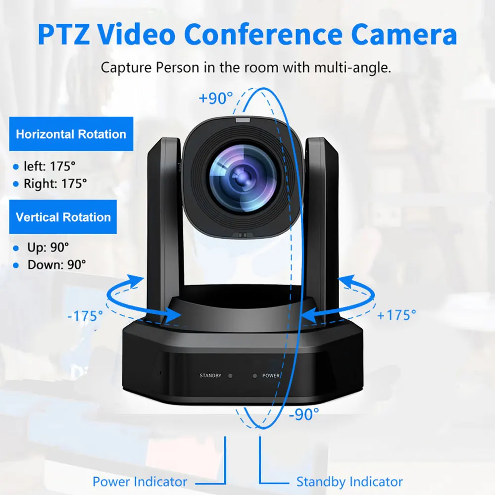 1080P NDI 컨퍼런스 PTZ 비디오 카메라, POE Ai 자동 추적 PTZ 카메라, SDI HDMI USB3.0 출력 탈리 라이트 포함, 12x 20x 30x 줌