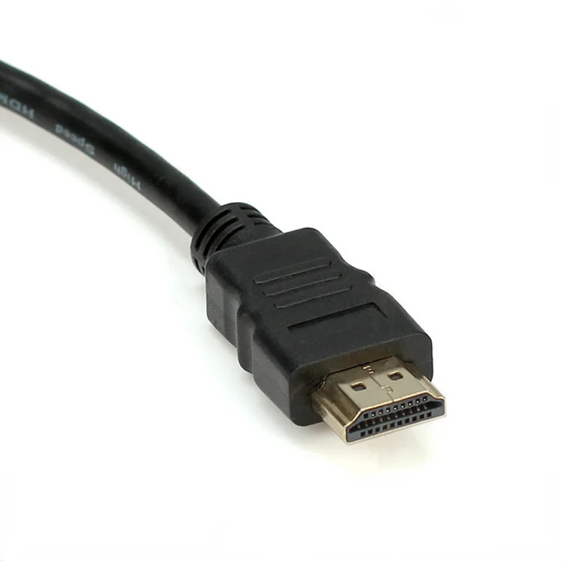 HDMI 호환 수-암 연장 케이블, 나사 패널 마운트, 금도금 비디오 어댑터 커넥터, 50cm, 1FT, 1080P HDTV