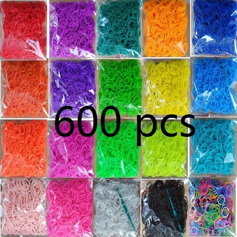 어린이 또는 헤어용 600 개 베틀 고무 밴드 팔찌, 다채로운 고무 베틀 밴드, 짠 팔찌 만들기, DIY 완구, 크리스마스 2020 선물 title=어린이 또는 헤어용 600 개 베틀 고무 밴드 팔찌, 다채로운 고무 베틀 밴드, 짠 팔찌 만들기, DIY 완구, 크리스마스 2020 선물
