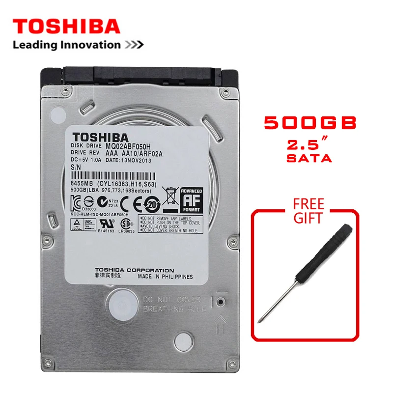 TOSHIBA 내장 노트북, SATA2, 320GB, 2.5 인치, 120G, 160G, 250G, 500G, 1T, 2T, HDD 하드 디스크 드라이브, 5400-7200RPM, 디스코 듀로