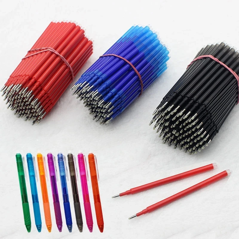 대용량 지우개 리필, 다색 교체 가능 리필, 사무실 필기 액세서리, 학생 문구, 10PCs/로트, 0.5mm, 0.7mm