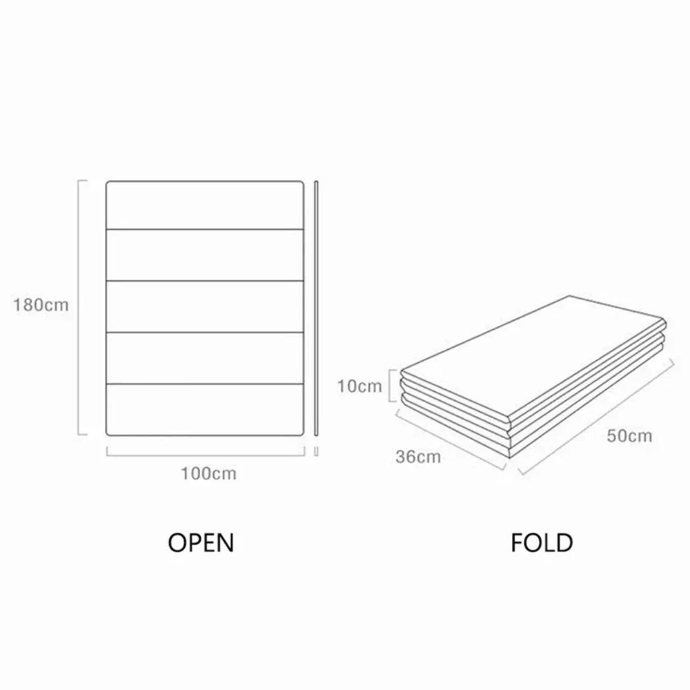 무독성 접이식 아기 놀이 매트, 교육용 어린이 카펫, 보육원 등반 패드, 어린이 러그 활동 게임 장난감, 180*100