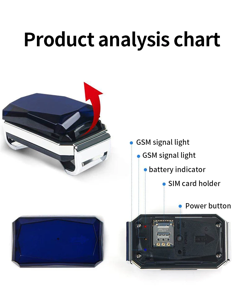 G12 미니 GPS GSM 와이파이 LBS 추적기, IP67 방수 분실 방지 추적기, 반려견 고양이용 위치 칼라