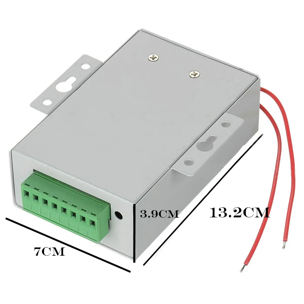 DC 12V 도어 액세스 제어 시스템 스위치 전원 공급 장치, RFID 지문 액세스 제어 기계 장치, 3A 5A AC 110 ~ 240V