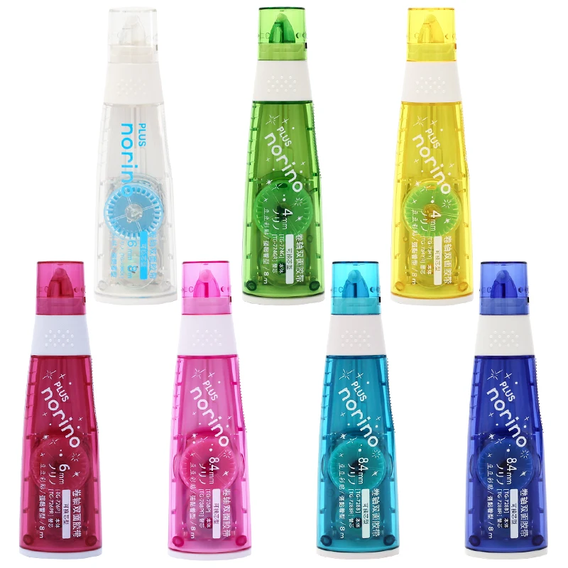 6mm x 8m 양면 접착 종이 테이프 및 테이프 리필, 스크랩북 데코 사무실 학교 용품 문구