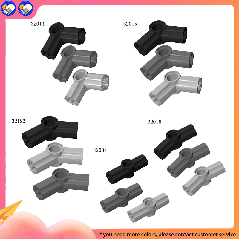 기술 부품 액슬 부싱 핀 커넥터 페그 크로스 빌딩 블록 장난감, 벌크 부품 교체, DIY 3713 15100 59443 48989 6536 33299