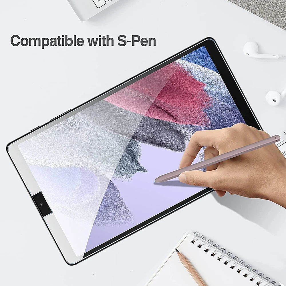 스크린 보호 필름, 삼성 갤럭시 탭 A7 라이트 SM-T225 T220 용, 8.7 인치, 스크래치 방지, 9H 경도, 강화 유리 2021